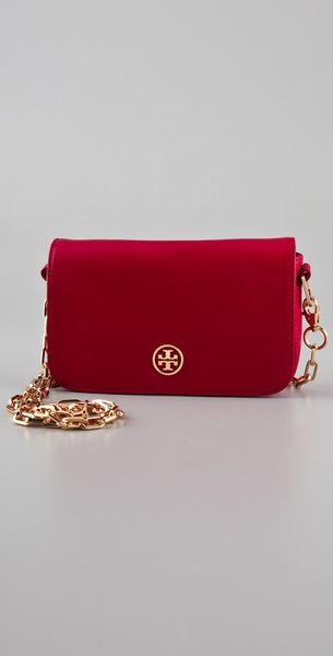 Tory Burch Saffiano Robinson Chain Bag - Lyst