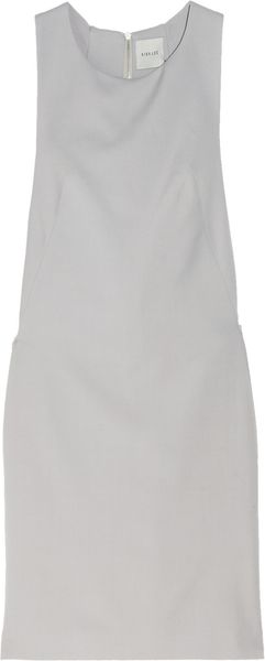 Dion Lee Wool and Silk-crepe Shift Dress - Lyst