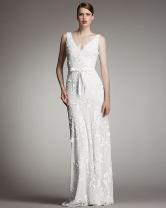 Robert Rodriguez Black Label Ashley Gown, Ivory - Lyst
