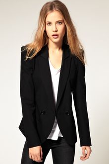 ASOS Collection Asos Tailored Blazer with Power Shoulders - Lyst