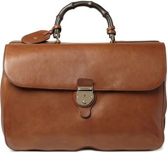 Gucci Leather Holdall - Lyst