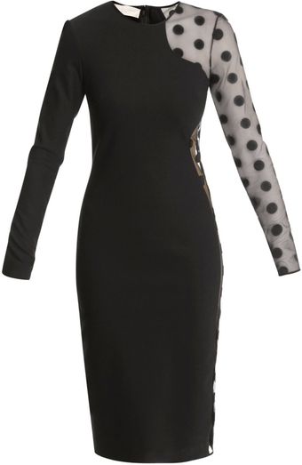  Lucia Body-con Spot Dress 