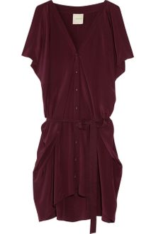 Mason by Michelle Mason Silk Crepe De Chine Shirt Dress - Lyst