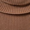 Topshop Knitted Roll Neck Jumper in Brown (camel) - Lyst