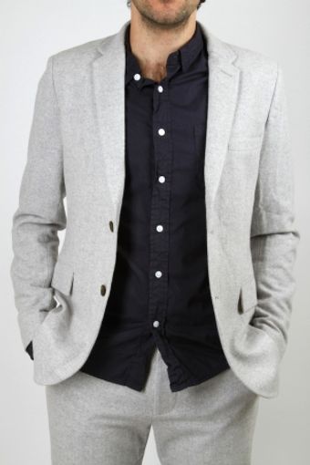  Lully Wool Blazer - Grey 