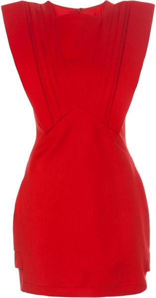 Hakaan Short Sleeved Dress in Red - Lyst