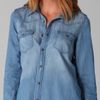 Joe's Jeans Sexy Western Shirt in Mia in Blue - Lyst