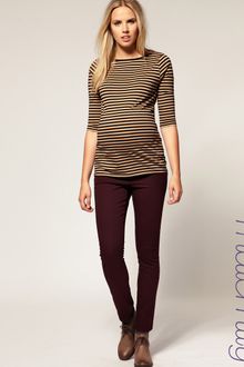 ASOS Collection Asos Maternity Plum Skinny Jean - Lyst