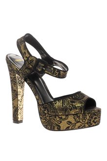 Asos Asos Hysteric Brocade Platform High Sandals - Lyst