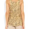 Chloé Pythonprint Silk Tank in Yellow - Lyst
