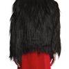Diane Von Furstenberg Khiari Fur Coat in Black - Lyst
