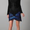 Jen Kao Fringe Skirt in Blue - Lyst