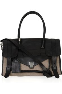 Proenza Schouler Medium Ps1 Travel Leather and Felt Tote - Lyst