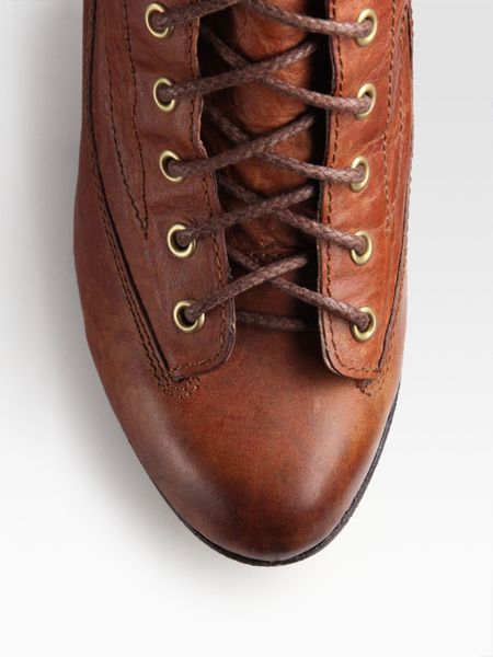 bone color combat boots