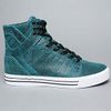 Supra The Skytop Sneaker in Blue Black Crackle in Blue for Men (black/blue) - Lyst