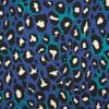Topshop Silky Animal Print Tee in Blue - Lyst