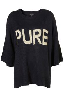 Topshop Knitted Pure Motif Jumper - Lyst