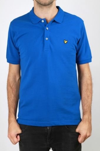  Cotton Pique Polo - Capt Blue 
