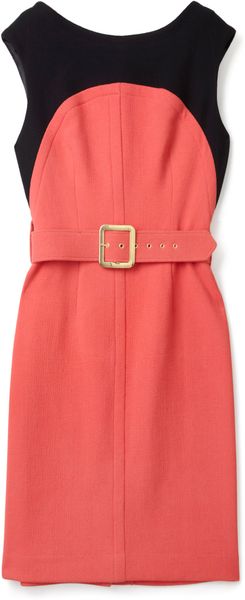 Milly Guava Darla Combo Dress - Lyst