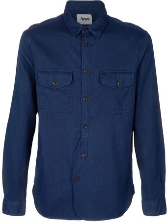 Acne Waffle Shirt - Lyst