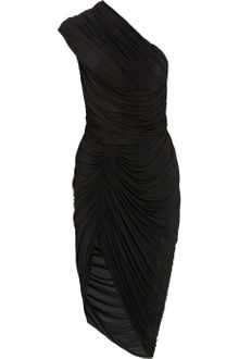 Alexander Wang Asymmetric Ruched Jersey Dress - Lyst