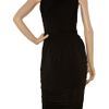 Alexander Wang Asymmetric Ruched Jersey Dress in Black - Lyst