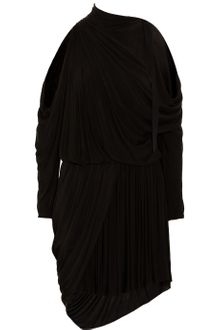 Alexander Wang Cutout Draped Jersey Dress - Lyst