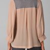 Dolan Lived in Lace Up Blouse in Pink - Lyst