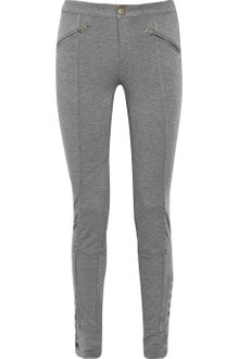 Marc By Marc Jacobs Anya Buttoned Stretch-jersey Leggings - Lyst