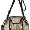 See By Chloé Cherry Feather Texturedleather Shoulder Bag in Gold (cherry) - Lyst