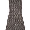 Alexander Mcqueen Tweed Dress in Gray (black) - Lyst