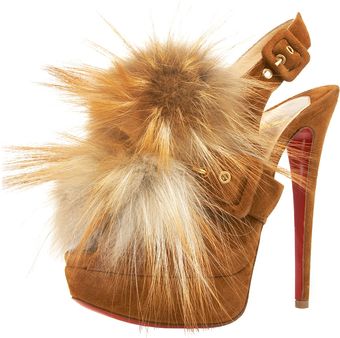 Christian Louboutin Kitten-heel Dorsay - Lyst