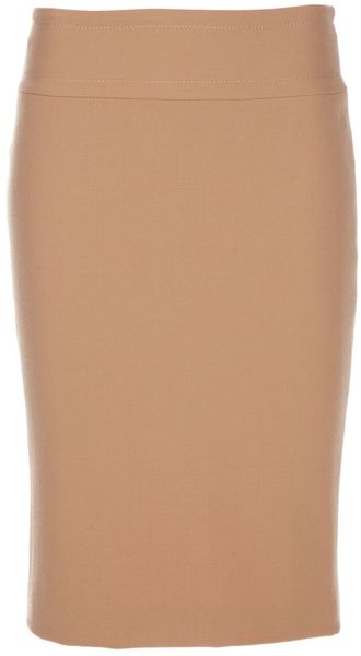 Dolce & Gabbana Archive Pencil Skirt in Beige - Lyst