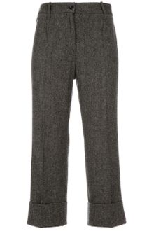 Dolce & Gabbana Archive Cropped Trouser - Lyst