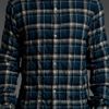 Edun Long Sleeve Wrinkle Shirt in Blue for Men (petrol) - Lyst