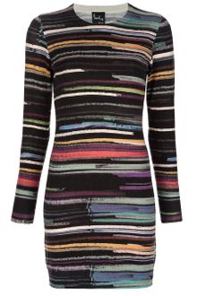 Paul By Paul Smith Printed Long-sleeved Dress - Lyst