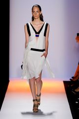 BCBGMAXAZRIA Spring 2012 Black and Gold Sandals