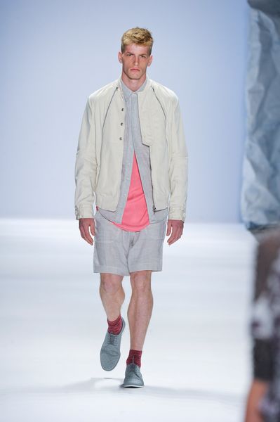 Richard Chai Spring 2012 Gray Shorts in Gray for Men - Lyst