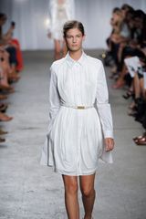 Doo. Ri Spring 2012 White Long Sleeved Shirt Dress