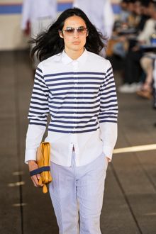 Tommy Hilfiger Spring 2012 Striped White Shirt - Lyst
