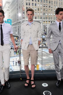 DKNY Spring 2012 Light-Blue Button-Down Shirt - Lyst