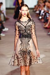 Prabal Gurung Spring 2012 Black and Cream Dress