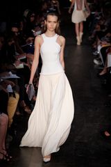 Victoria Beckham Spring 2012 Cream Maxi Skirt