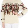 Isabel Marant Yoan Woolmix Instarsia Sweater in Beige (cream) - Lyst