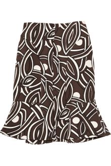 Marni Geometric-print Wool Skirt - Lyst