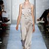 Suno Spring 2012 Gray Satin Maxi Dress in Gray - Lyst