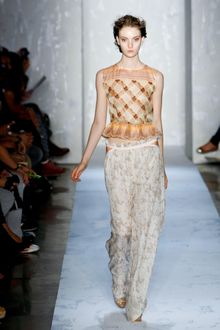 Suno Spring 2012 White Sheer Wide Leg Pants - Lyst