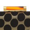 Diane Von Furstenberg Tonda Printed Clutch in Gold (black) - Lyst