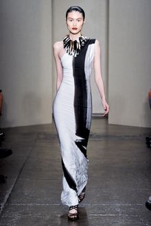 Donna Karan New York Spring 2012 Monochrome Maxi Dress - Lyst