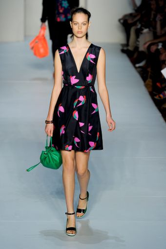 Marc By Marc Jacobs Spring 2012 Black Print Dress - Lyst